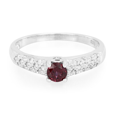 Anello in argento con Rodolite Brasiliana