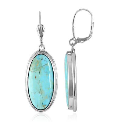 Orecchini in argento con Turchese Kingman Mohave Blu