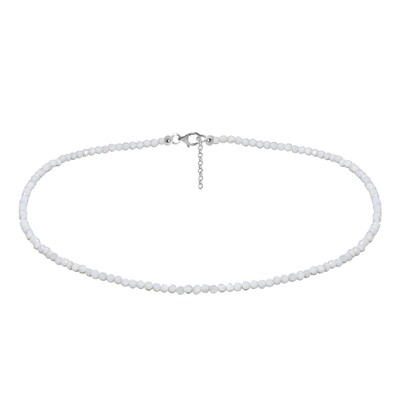 Collana in argento con Opale Bianco