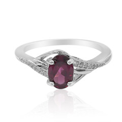 Anello in argento con Rodolite