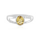 Anello in argento con Berillo Giallo