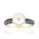 Anello in oro con Perla Bianca dei Mari del Sud (Michelle Albala)