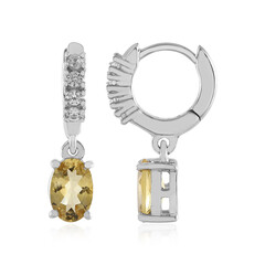 Orecchini in argento con Berillo Giallo
