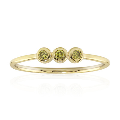 Anello in oro con Diamante Giallo VS1 (Annette)