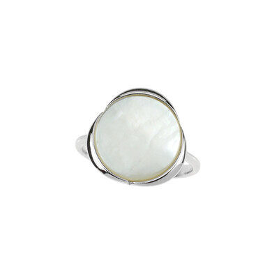 Anello in argento con Madreperla (dagen)