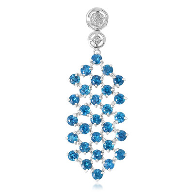 Ciondolo in argento con Apatite Blu Royal