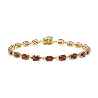 Bracciale in argento con Granato Mozambico