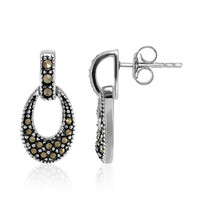 Orecchini in argento con Marcassite
