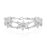 Bracciale in argento con Topazio Bianco