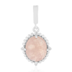 Ciondolo in argento con Morganite