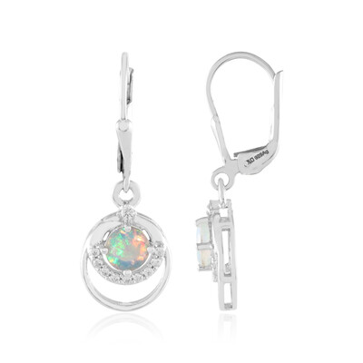 Orecchini in argento con Opale di Welo