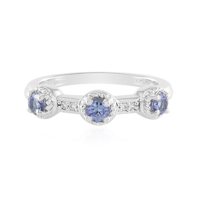 Anello in argento con Tanzanite