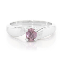 Anello in argento con Zaffiro Ceylon Porpora (non riscaldato)