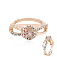 Anello in oro con Morganite del Madagascar