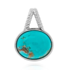 Ciondolo in argento con Turchese della Miniera 8 (Anne Bever)