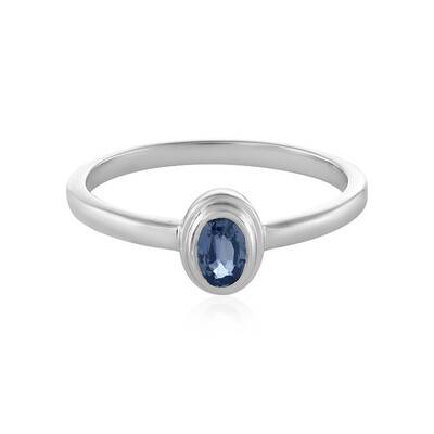 Anello in argento con Zaffiro Blu