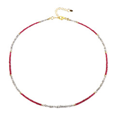 Collana in argento con Diamante Color Argento