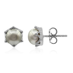 Orecchini in argento con Perla di Acqua Dolce (TPC)