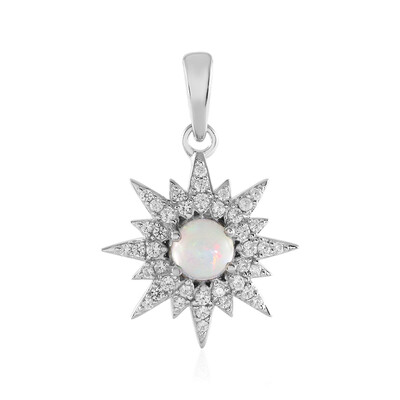 Ciondolo in argento con Opale di Welo