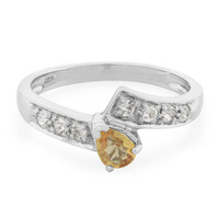 Anello in argento con Zaffiro Giallo