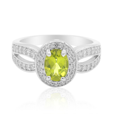 Anello in argento con Peridoto