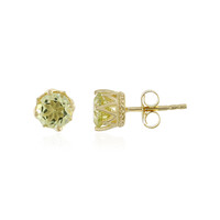 Orecchini in argento con Quarzo Ouro Verde