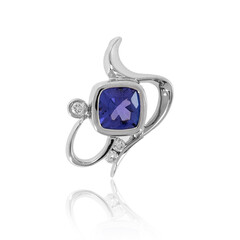 Ciondolo in platino con Tanzanite AAA