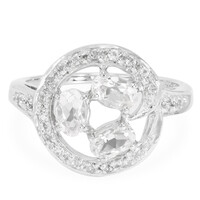 Anello in argento con Goshenite