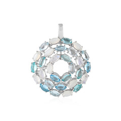 Ciondolo in argento con Apatite Paraiba (KM by Juwelo)
