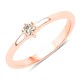 Anello in argento con Diamante Cioccolato I3