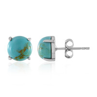 Orecchini in argento con Turchese Kingman Mohave Blu