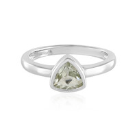 Anello in argento con Ametista Verde