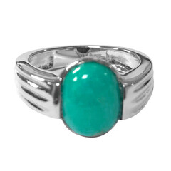 Anello in argento con Turchese della Miniera 8