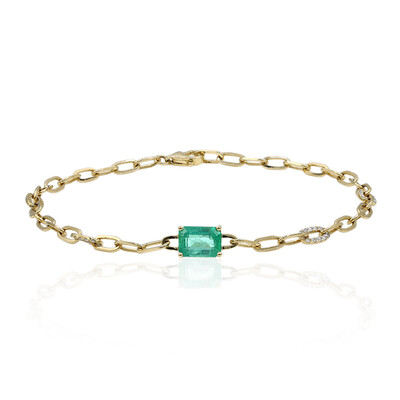 Bracciale in oro con Smeraldo Zambia AAA (CIRARI)