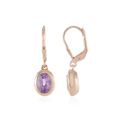 Orecchini in argento con Ametista Rose de France