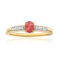Anello in oro con Pezzottaite