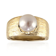Anello in argento con Perla di Acqua Dolce (TPC)