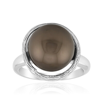 Anello in argento con Perla Tahitiana (TPC)