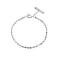 Bracciale in ottone con Topazio Bianco (Juwelo Style)