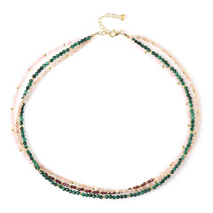 Collana in argento con Granato Mozambico (Riya)