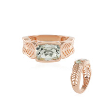 Anello in argento con Ametista Verde