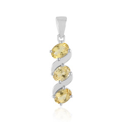 Ciondolo in argento con Berillo Giallo