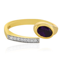 Anello in argento con Ametista