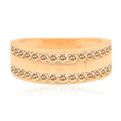 Anello in oro con Diamante Rose de France SI1 di Argyle