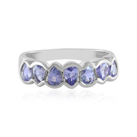 Anello in argento con Tanzanite