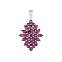 Ciondolo in argento con Rodolite