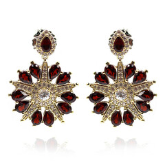 Orecchini in argento con Granato Mozambico (Dallas Prince Designs)