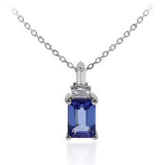 Collana in oro con Tanzanite AAA (CIRARI)