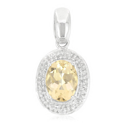 Ciondolo in argento con Quarzo Champagne