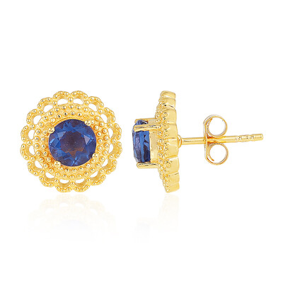 Orecchini in argento con Fluorite Cangiante